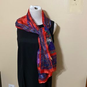 BERKSHIRE SCARF LARGE Rectangle polyester Made in Italy